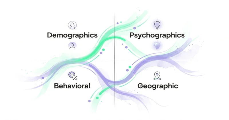 Macierz 4 kryteriów grupy docelowej: demograficzne, psychograficzne, behawioralne, geograficzne